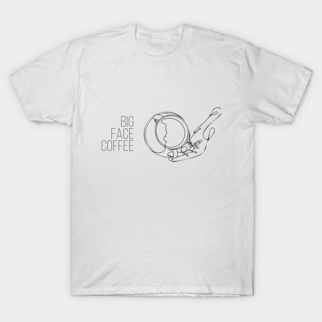 Coffee Time Cup of Big Face Coffee T-Shirt by Acid_rain